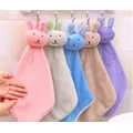 Essuie-mains en velours pour bébés animal de dessin animé lapin cuisine salle de bain lingette