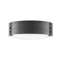 Hinkley Lighting Sawyer 15 Inch 3 Light Outdoor Flush Mount - 29203BK