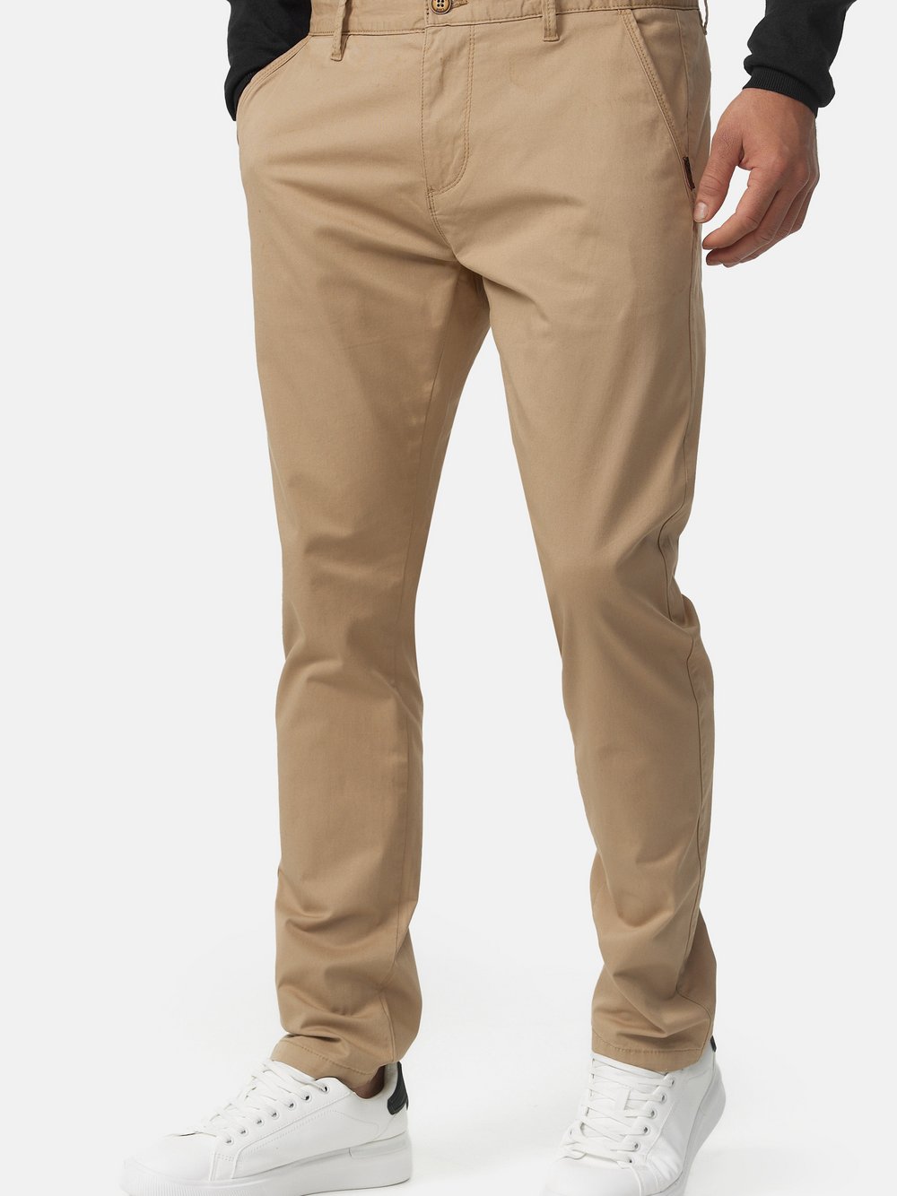 Indicode Chinohose Herren beige, 33-34 Image