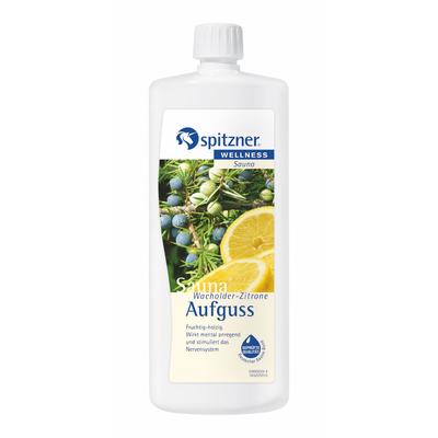 Spitzner Saunaaufguss Wacholder Zitrone 1 Liter (1000 ml) fruchtig-holzig Sauna Aufguss Konzentrat Image