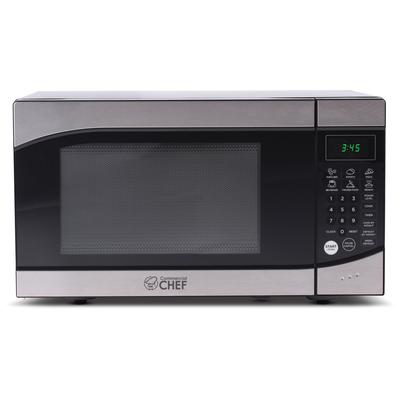 Commercial Chef Countertop 0.9 Cubic Feet Microwave 900 Watt