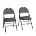 Cosco Superior Comfort Commercial Fabric Folding Chair with Scotchgard