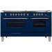 60" Nostalgie Series Double Oven Dual-Fuel Range with Griddle