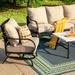 5/7/9-Seat Patio Conversation Set, Outdoor Sofa Set with Single Sofa Chairs, 3-Seater Sofa, Ottoman and Coffee Table