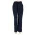 Forever 21 Casual Pants - High Rise Straight Leg Boyfriend: Blue Bottoms - Women's Size Large