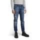 G-STAR RAW Herren 5620 3D Zip Knee Skinny Jeans, Blau (worn in stratos restored D01252-C051-D333), 30W / 34L