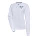 Women's Antigua White Santurce Cangrejeros Victory Crewneck Pullover Sweatshirt