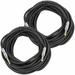 2 1/4 to 1/4 12 FT. 12 Gauge Wire DJ/ PRO Audio Speaker Cable