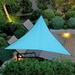 Naierhg 3/4/6m Outdoor Triangle Sun Shelter Sunshade Canopy Garden Patio Camping Awning Green