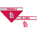 St Louis Cardinals Reflective Dog Bandana, Large/X-Large, Multi-Color