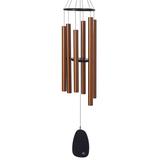 Woodstock Chimes Home or Garden Wind Chime Wood/Metal in Brown | 68 H x 11.6 W x 11.6 D in | Wayfair WWAZ