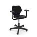 KI Furniture Intellect Wave Task Chair Upholstered in Black | 35.5 H x 26.5 W x 24.5 D in | Wayfair IWPD18AUB.1ZPK.PND.S