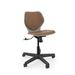 KI Furniture Intellect Wave Task Chair - Upholstered Seat/Back w/ Tilt - IWPD18TUB.S in Black/Brown | 28.25 H x 24.5 W x 24.5 D in | Wayfair