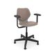 KI Furniture Intellect Wave Task Chair - Large Upholstered Seat/Back w/ Arms - IWPD18AUB.G in Gray/Black | 35.5 H x 26.5 W x 24.5 D in | Wayfair