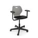 KI Furniture Intellect Wave Task Chair - Large Upholstered Seat w/ Arms - IWPD18AUS.S in Gray/Black | 35.5 H x 26.5 W x 24.5 D in | Wayfair