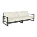 Summer Classics Avondale 100.38" Wide Outdoor Patio Sofa w/ Cushions Metal/Olefin Fabric Included in Gray | 32.75 H x 100.38 W x 34.75 D in | Wayfair