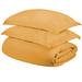 Latitude Run® 100% Cotton 300 TC Modern & Contemporary 3 Piece Duvet Cover Set Cotton Sateen in Yellow | King/California King | Wayfair