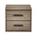Wade Logan® Malle 2 Drawer Storage Chest Manufactured Wood/Solid Wood in Gray | 13.98 H x 15.9 W x 15.7 D in | Wayfair