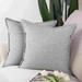 Latitude Run® Annakiya Linen Pillow Cover Linen in Gray | 22 H x 22 W x 2 D in | Wayfair 40F16ADABD914E55AC5F3A2076EC7096