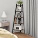 Ebern Designs Oshian 62.99" H x 20.87" W Steel Ladder Bookcase in Black | 62.99 H x 20.87 W x 20.87 D in | Wayfair A62CE842089D486AB98B4DD05BCF51AD