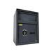 Dirty Pro Tools™ Large Cash Cashier Deposit Safe Drop Safe Box Under Counter Safe Cash Safe Cash Box Grey