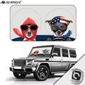 Car Sun Shade for Front Windshield AYAMAYA Cute Cartoon Car Front Window Sunshades Foldable Cool Sun Visor Shield UV Protection Car Sunshade Cover for Most Sedans SUV Truck