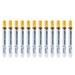 12 Pc Set Yellow Brockmark Classic Industrial Paint Markers Permanent Pen Metal Glass Rubber Wood for Auto Construction Arts