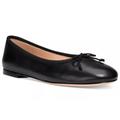 Kate Spade Shoes | Kate Spade New York Women's Honey Ballet Flats Black Leather 6.5 | Color: Black | Size: 6.5
