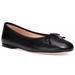 Kate Spade Shoes | Kate Spade New York Women's Honey Ballet Flats Black Leather 6.5 | Color: Black | Size: 6.5