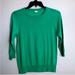 J. Crew Sweaters | J.Crew 3/4 Sleeve Irish Green Sweater | Color: Green | Size: Xs