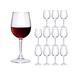 Eternal Night Wine Glasses Set,10 OZ Clear Wine Glass w/ Stem, Premium Crystal Long Stemware Elegant White Wine Glassware For Drinking, Wine, Restaurants | Wayfair