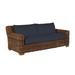 Summer Classics Montauk 84.25" Wide Outdoor Wicker Patio Sofa w/ Cushions Sunbrella® Fabric Included | 32 H x 84.25 W x 41.5 D in | Wayfair