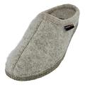 Haflinger Low-Top Slippers, Walktoffel Alaska Unisex Adults', Grey, 6 UK