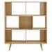 Corrigan Studio® 52.5" H x 45" W Wood Cube Bookcase Wood in Brown | 52.5 H x 45 W x 11.5 D in | Wayfair 6E65C10135B347C5A9A1183567B10178