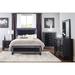 Mercer41 Kali-Ann Queen Upholstered Platform 3 Piece Bedroom Set Upholstered in Black | 60 H x 68 W x 88.5 D in | Wayfair