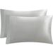 Everly Quinn Pillowcase Microfiber/Polyester/Silk/Satin in Gray | Wayfair 0E914861FE794AF5A481F98563508598