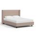 Wade Logan® Azelea Low Profile Platform Bed Upholstered/Polyester | 47 H x 61 W x 80 D in | Wayfair 80FB0AEB929F4C22AEBF8D748291A04E