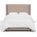 Hokku Designs Temescal Low Profile Standard Bed Upholstered/Polyester | 83 W x 85 D in | Wayfair 8909917C995248C690D2805E020723DD