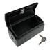 EPOTOOR 30 Black Aluminum Truck Trailer Underbody Tool Box Storage Box w/Lock