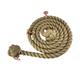 32mm Natural Jute Bannister Handrail Stair Rope x 10 FT c/w 4 Copper Fittings