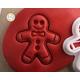 Gingerbread Man/Christmas Cookie Cutter/Fondant Stamp