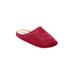 Wide Width Women's The Stitch Clog Slipper by Comfortview in Pomegranate (Size XL W)