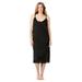 Plus Size Women's Snip-To-Fit Dress Liner by Comfort Choice in Black (Size 2X)