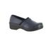 Extra Wide Width Women's Origin Slip-On by Easy Street in Navy Tool (Size 8 1/2 WW)