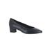 Extra Wide Width Women's Prim Pump by Easy Street® in Navy (Size 9 WW)