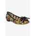 Women's Edie Flat by J. Renee in Retro Multi (Size 7 M)