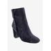 Women's Golda Bootie by Bellini in Black Velvet (Size 8 1/2 M)