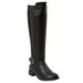 Women's The Milan Wide Calf Boot by Comfortview in Black (Size 13 M)
