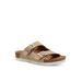 Women's Cambridge Doble Strap Slide Sandal by Eastland in Light Grey (Size 8 M)