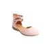 Extra Wide Width Women's The Marlowe Flat by Comfortview in Mauve (Size 10 WW)